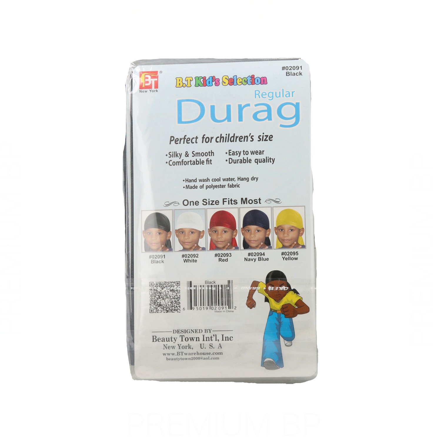 Beauty Town Regular Durag Negro